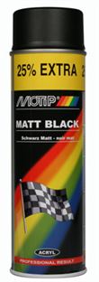 Motip Spraymaling Mat Sort (500ml)